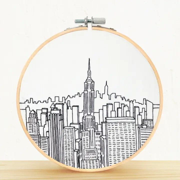 Embroidery and Sage New York city completed loom.