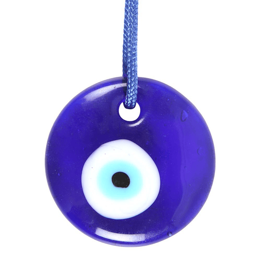 Evil eye glass hanging charm - Gizmo Gifts