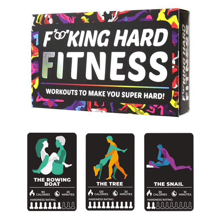 F*cking hard fitness cards - Gizmo Gifts