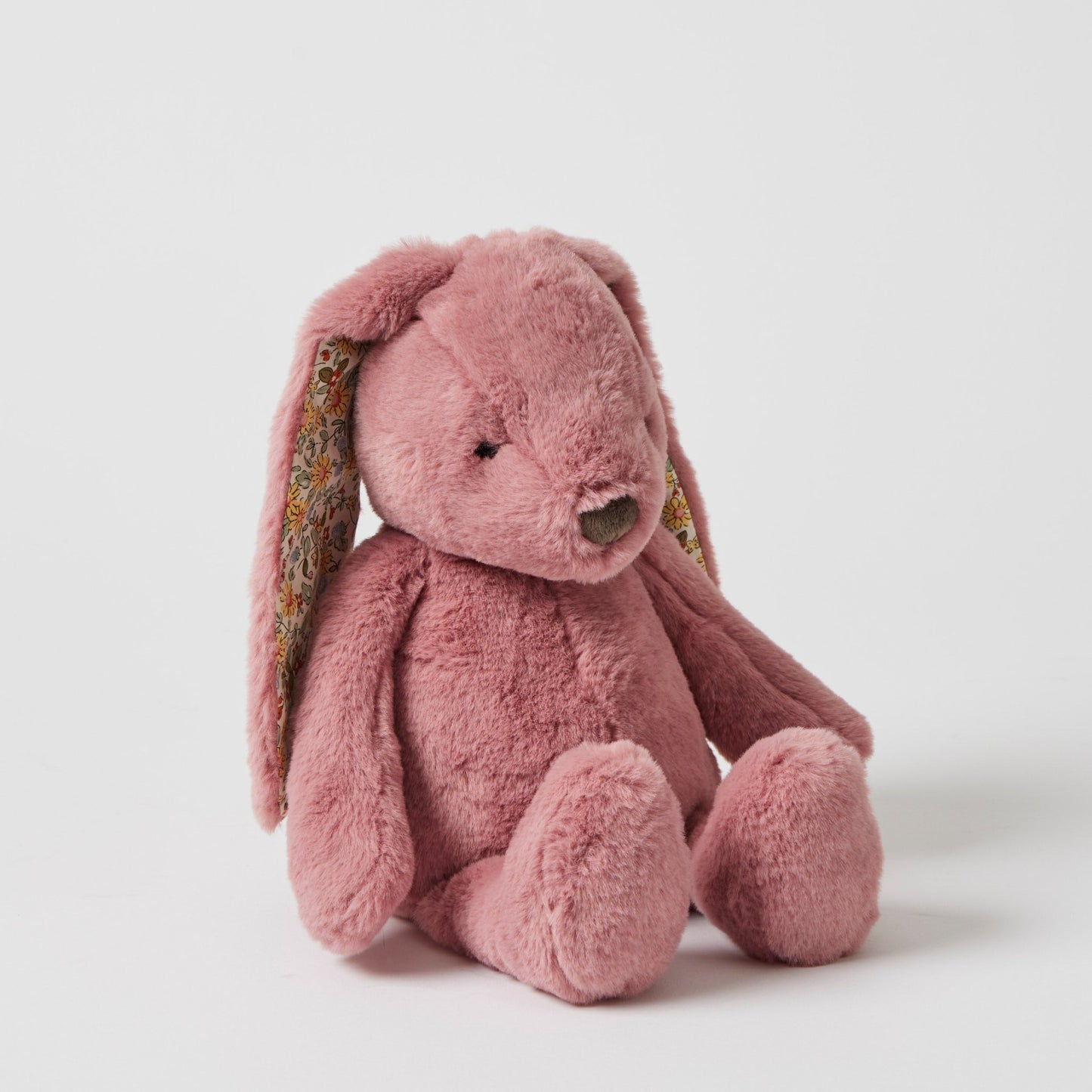 Floral raspberry Bunny soft toy - Gizmo Gifts