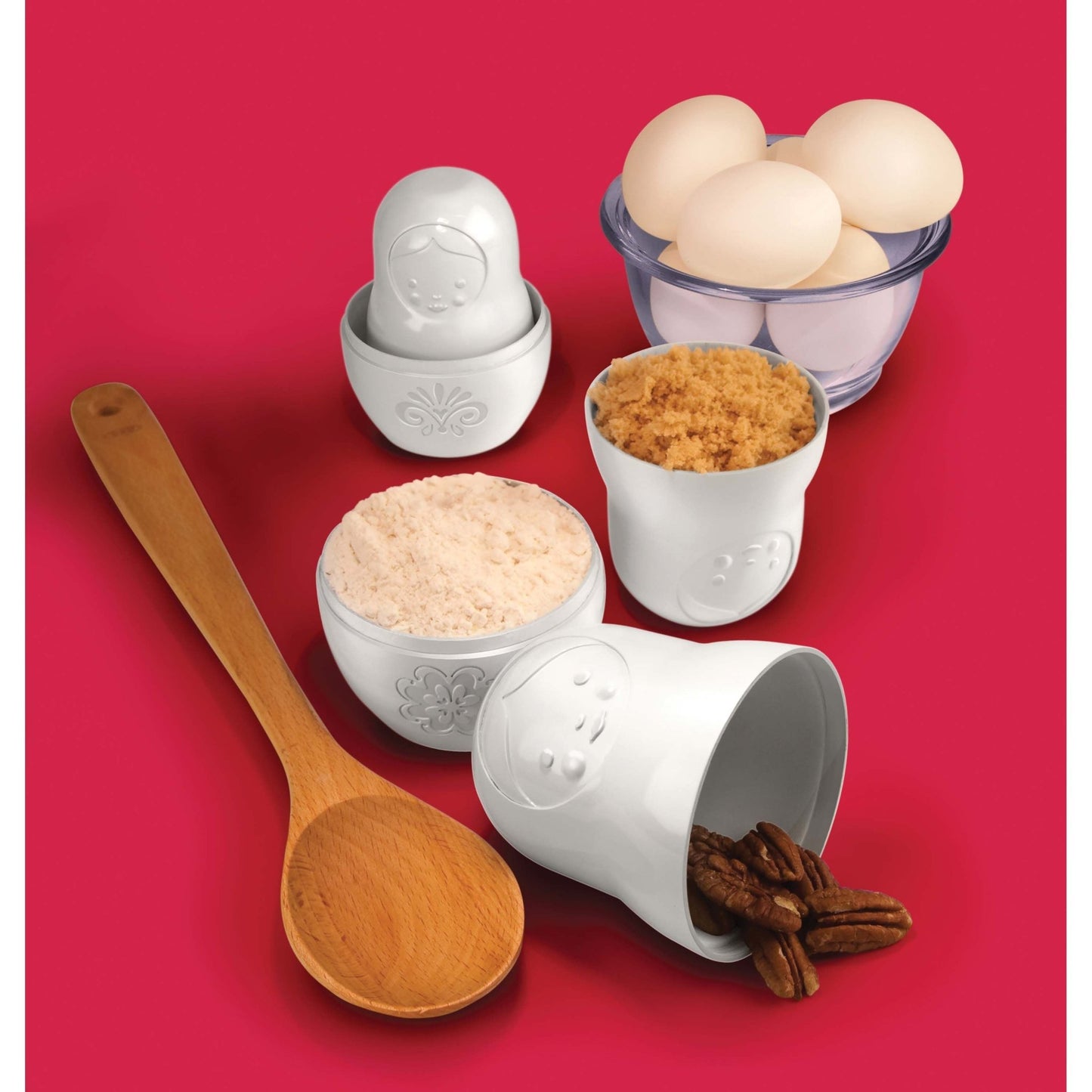 FRED M - Cups - Nesting dolls measuring cups - Gizmo Gifts