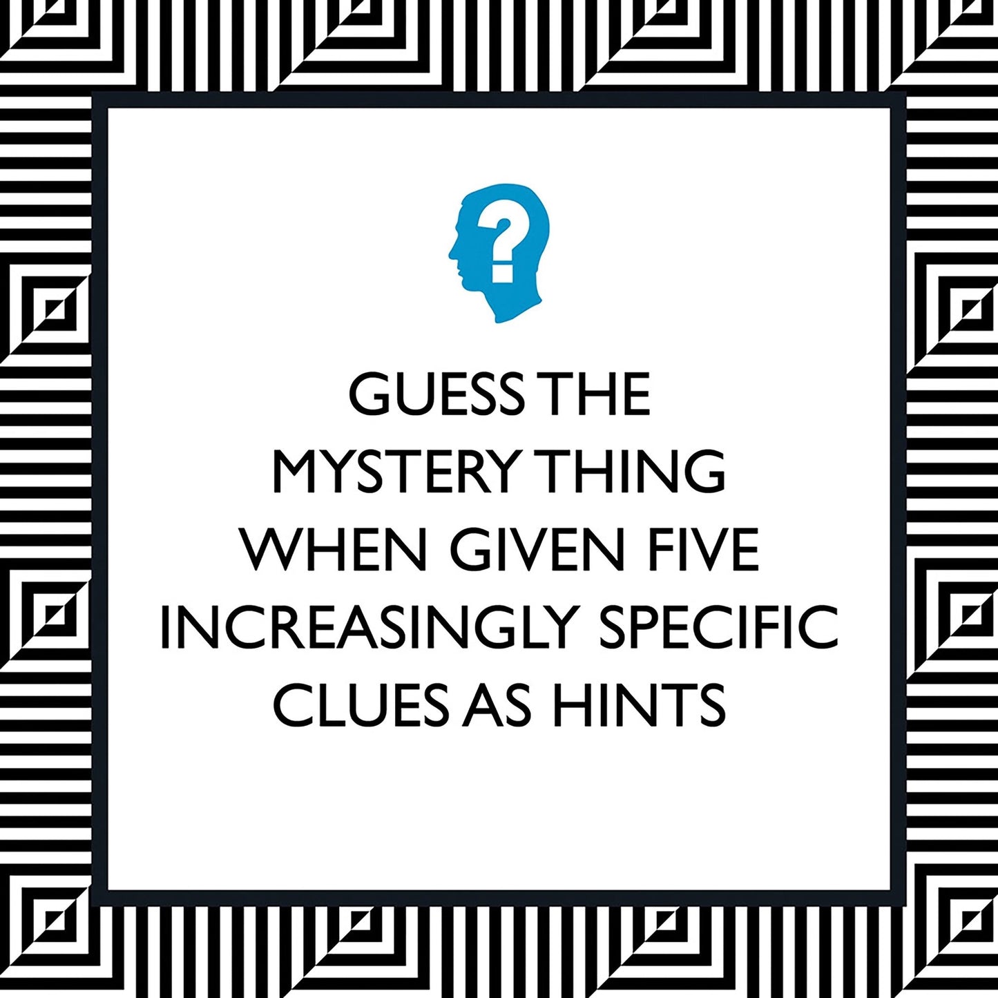 GAMES ROOM - What am I? guessing game - Gizmo Gifts