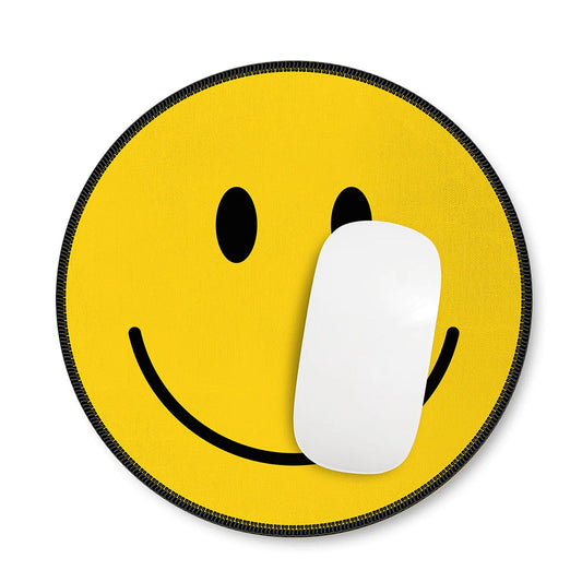 Happy Face computer mouse mat - Gizmo Gifts
