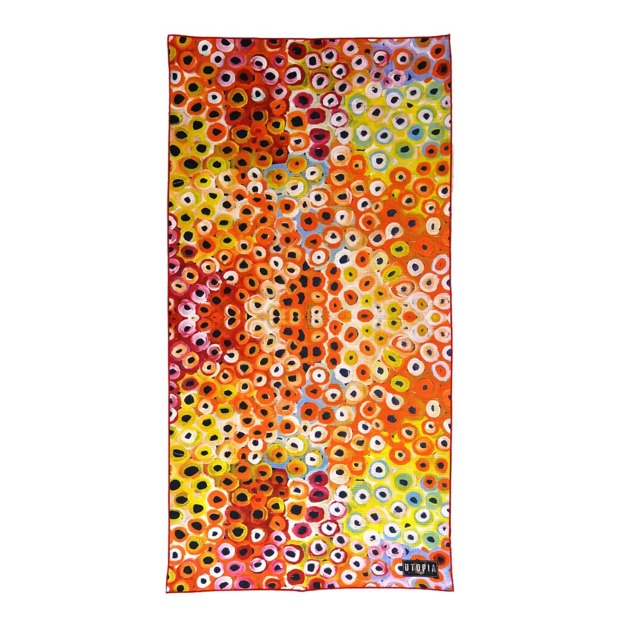Indigenous Beach Towel - Art: Lena Pwerle (Soakage) - Gizmo Gifts
