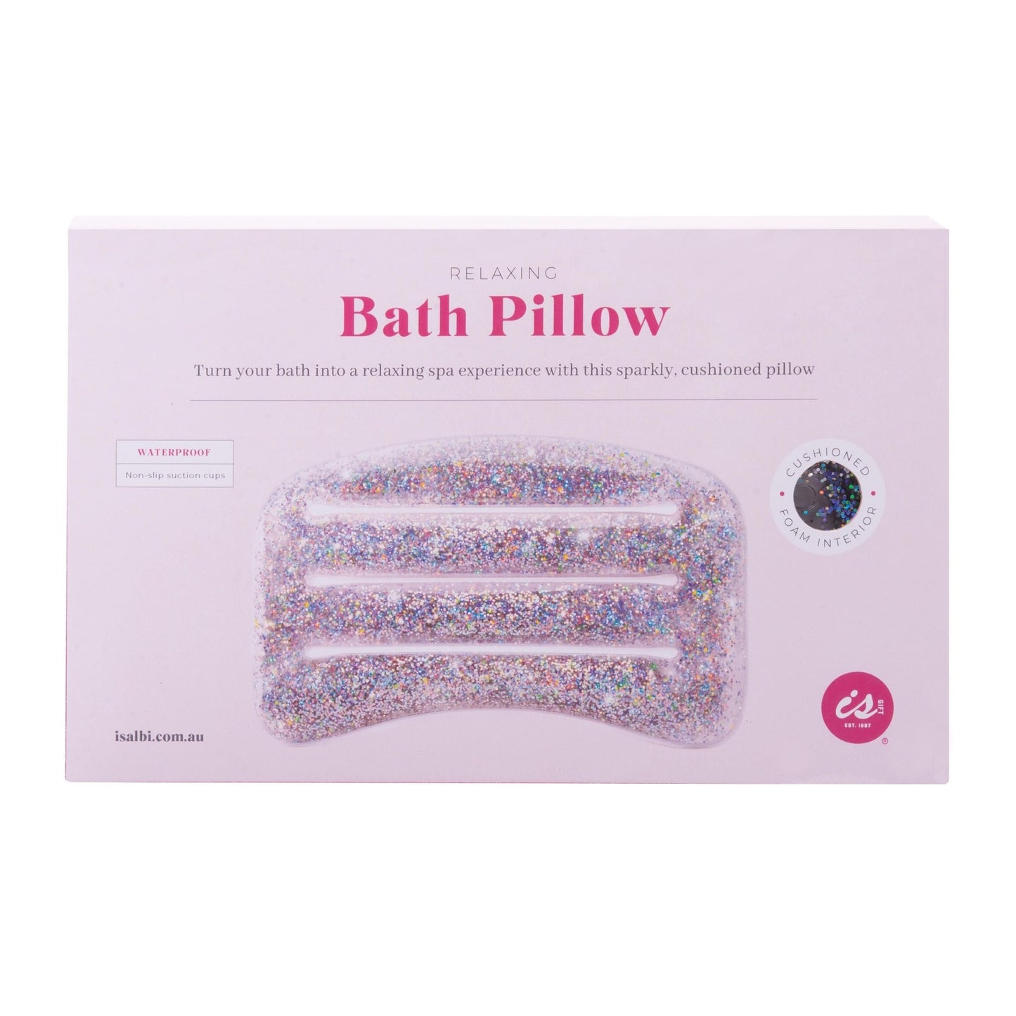 ISGIFT Bath pillow with suction - Gizmo Gifts