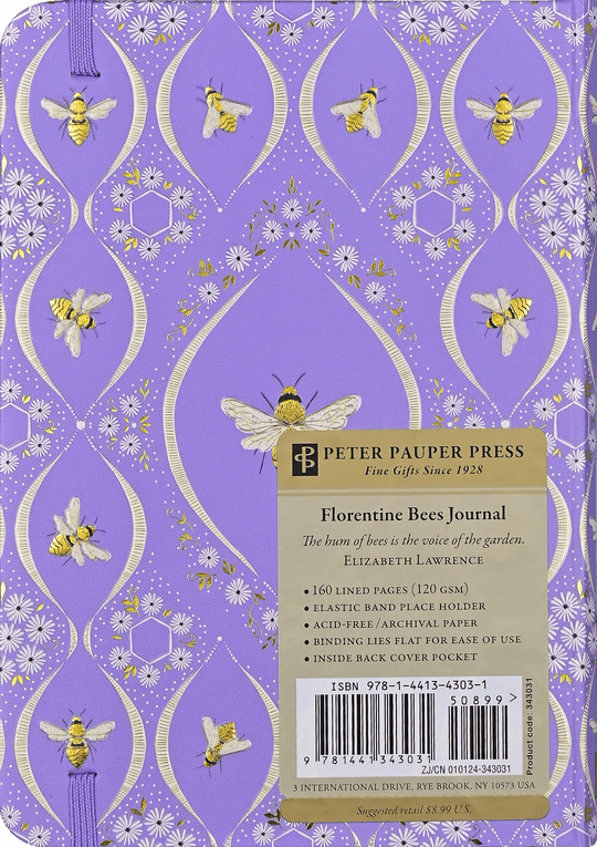 Journal - Florentine Bees - Gizmo Gifts