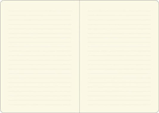 Open page example of the lined Journal - Florentine Bees - Gizmo Gifts