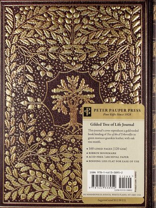 Journal - Gilded tree of life - Gizmo Gifts