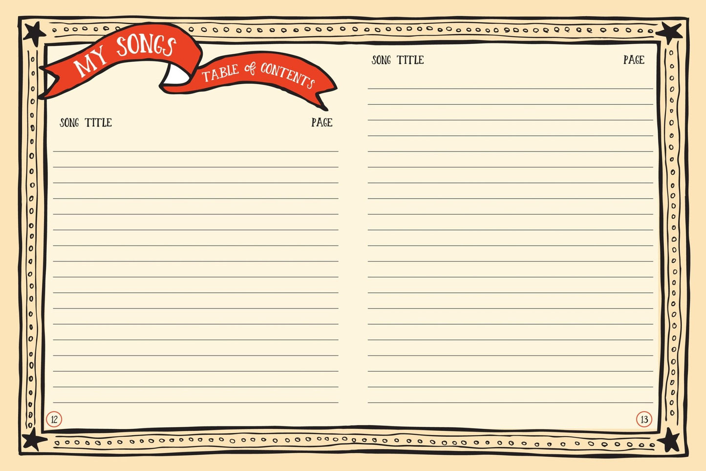 Journal - Mid Songwriter's - Gizmo Gifts