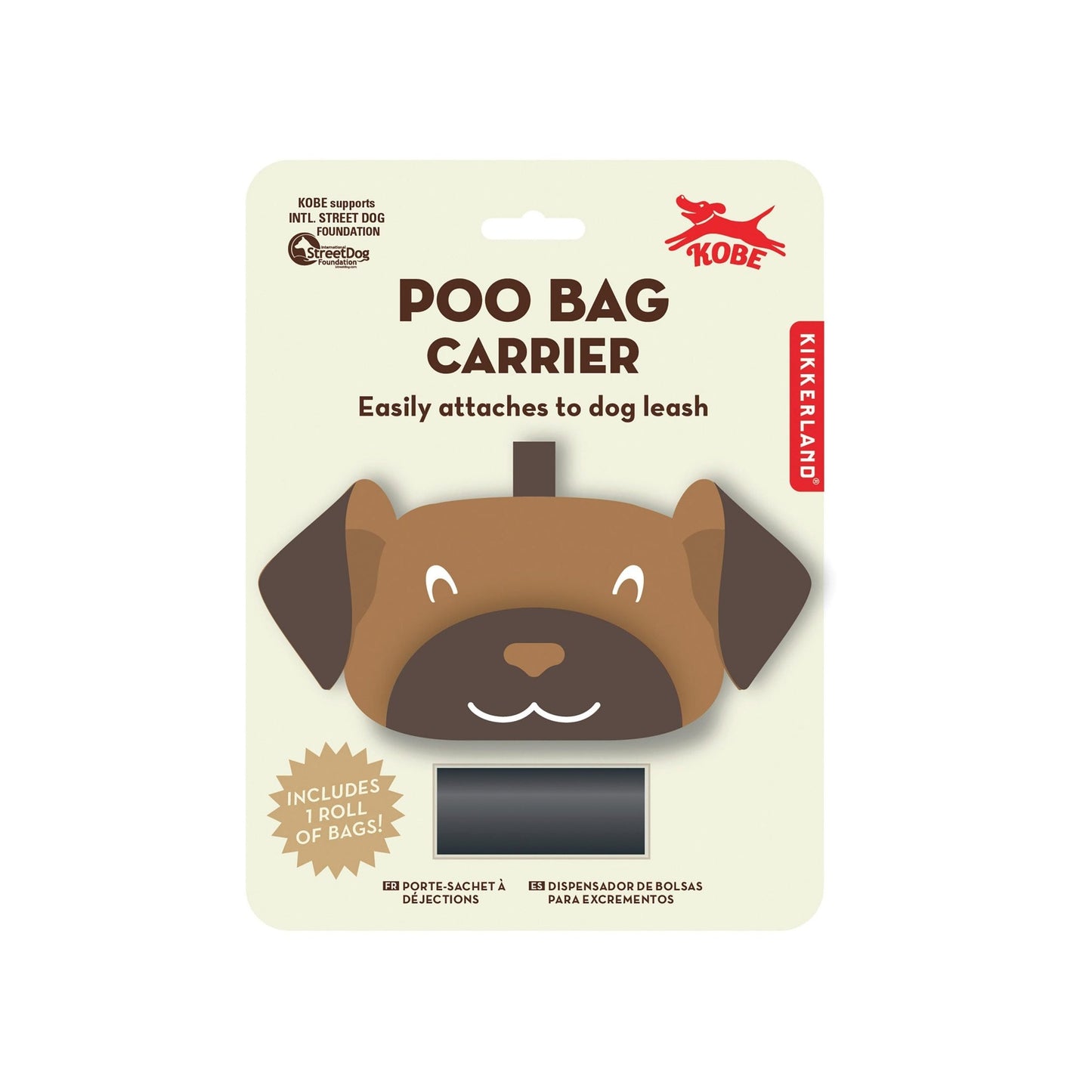KIKKERLAND Doggie Poo bag pouch/dispenser - Gizmo Gifts