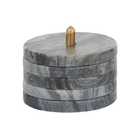 Marais marble drink coasters set - Gizmo Gifts