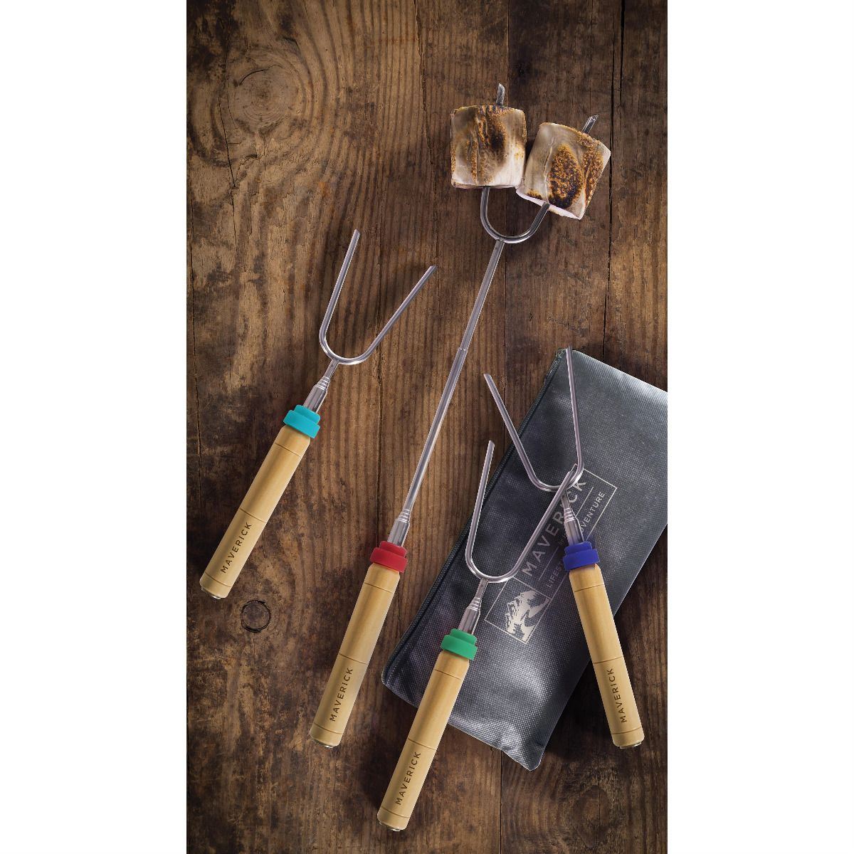 Maverick Telescopic marshmallow forks - Gizmo Gifts