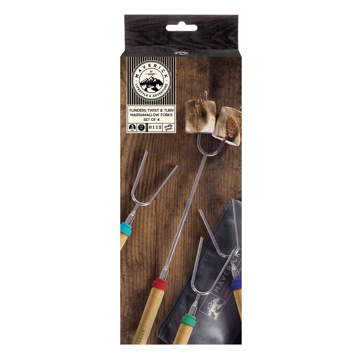 Maverick Telescopic marshmallow forks - Gizmo Gifts