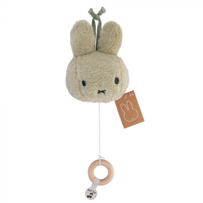 Miffy fluffy green musical pulldown toy - Gizmo Gifts