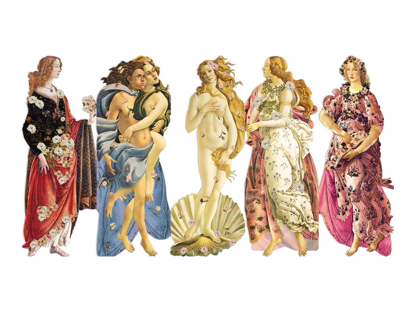 Mon Petit Art Botticelli Accordion Bookmark - Gizmo Gifts