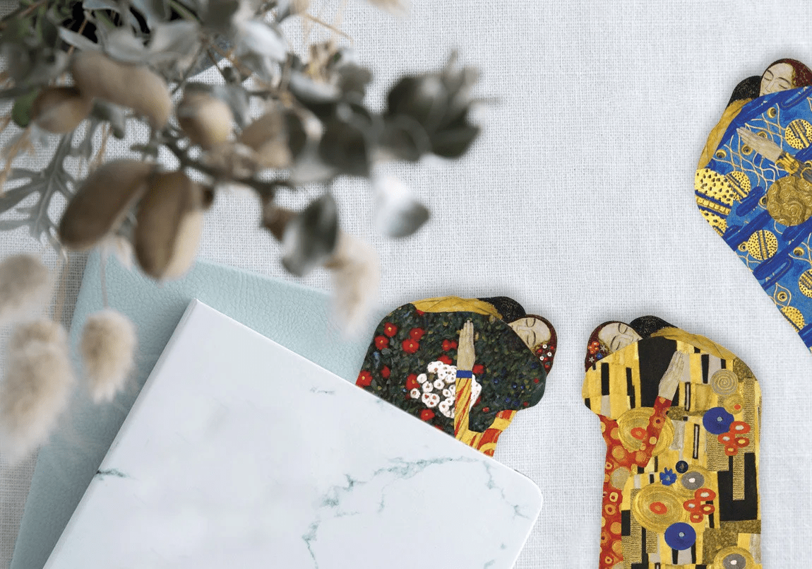 Mon Petit Art Gustav Klimt Accordion Bookmark - Gizmo Gifts