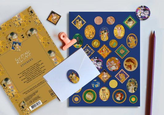 Mon Petit Art Gustav Klimt stickers - Gizmo Gifts