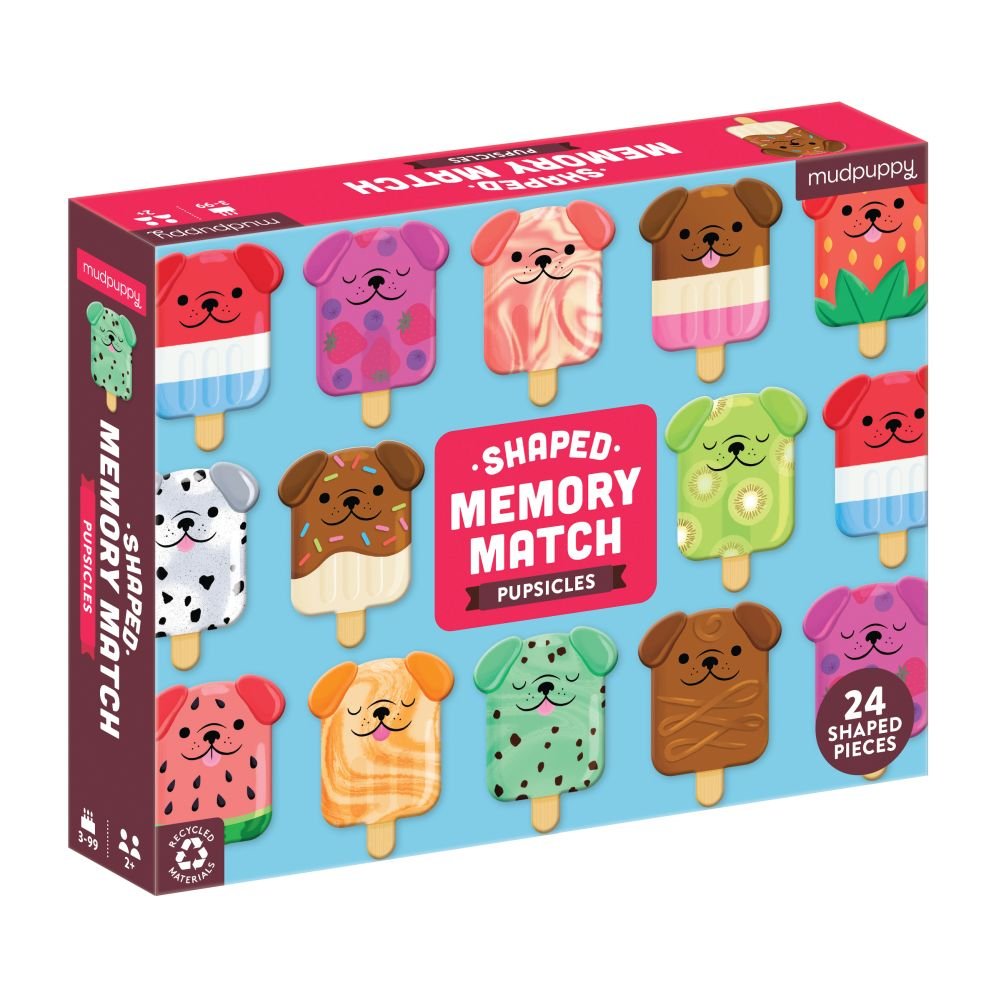 Mudpuppy Memory match - Pupsicles - Gizmo Gifts