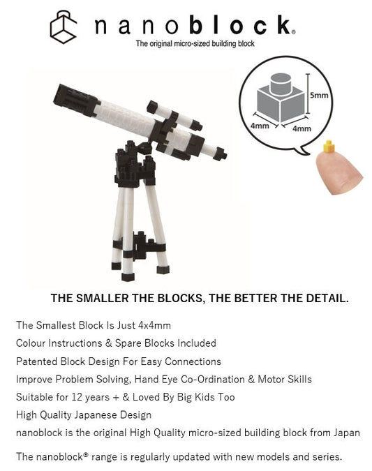NANOBLOCK - Astronomical Telescope - Gizmo Gifts