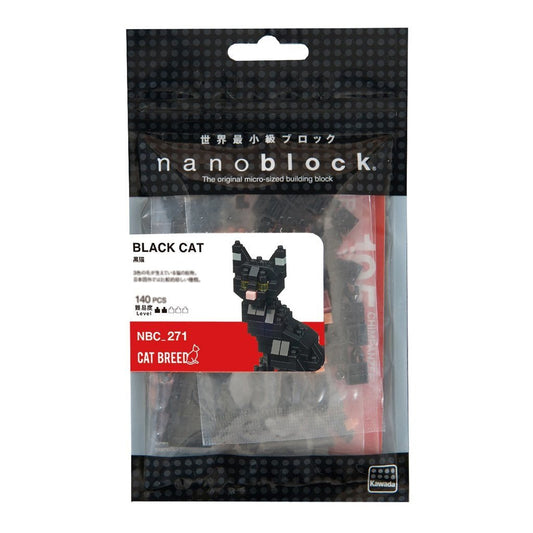 NANOBLOCK - Black cat - Gizmo Gifts