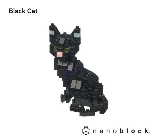 NANOBLOCK - Black cat - Gizmo Gifts