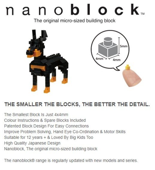 NANOBLOCK - Doberman - Gizmo Gifts