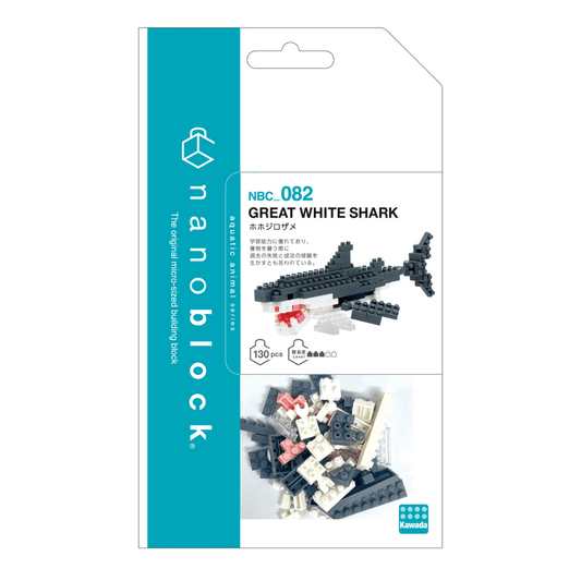 NANOBLOCK - Great White shark - Gizmo Gifts