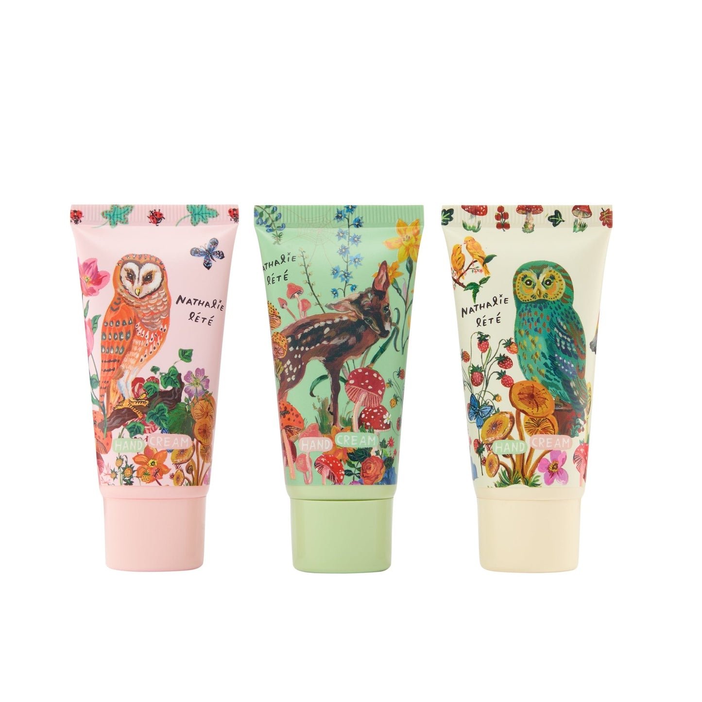 Nathalie Lete Forest Folk Hand cream trio (30ml) - Gizmo Gifts