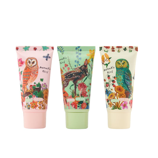 Nathalie Lete Forest Folk Hand cream trio (30ml) - Gizmo Gifts