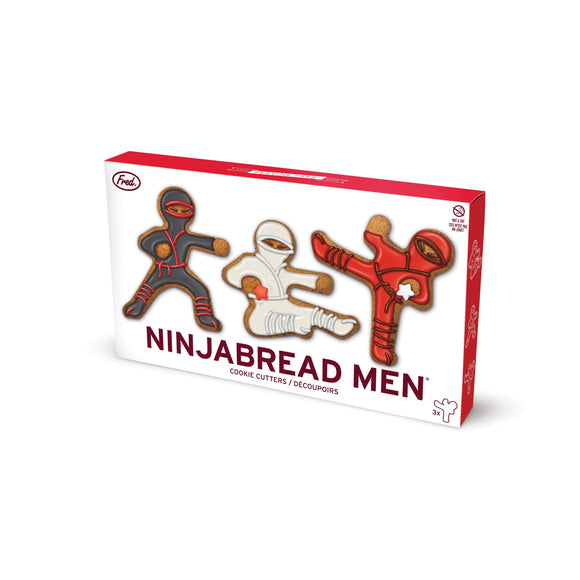 Ninjabread men cookie cutters (set of 3)
