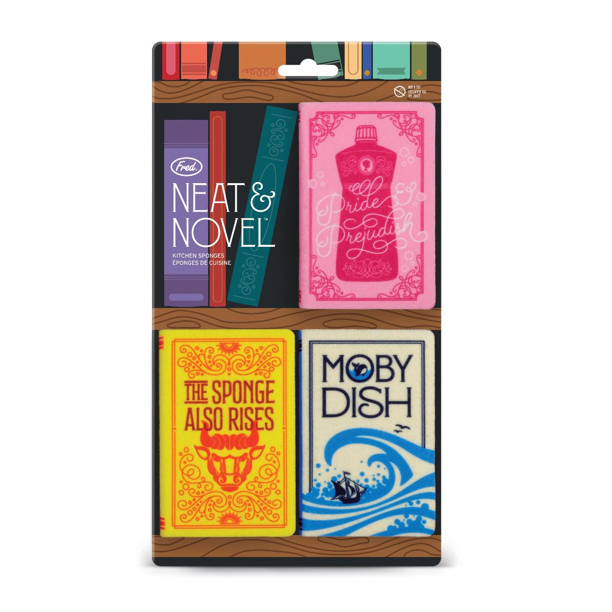 Neat and Novel Sponges (Set of 3)by Fred - Gizmo Gifts