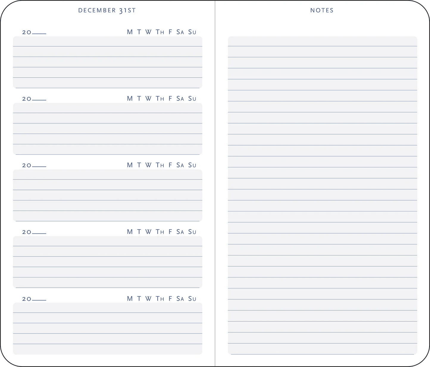 Notebook - A Five year journal - Gizmo Gifts