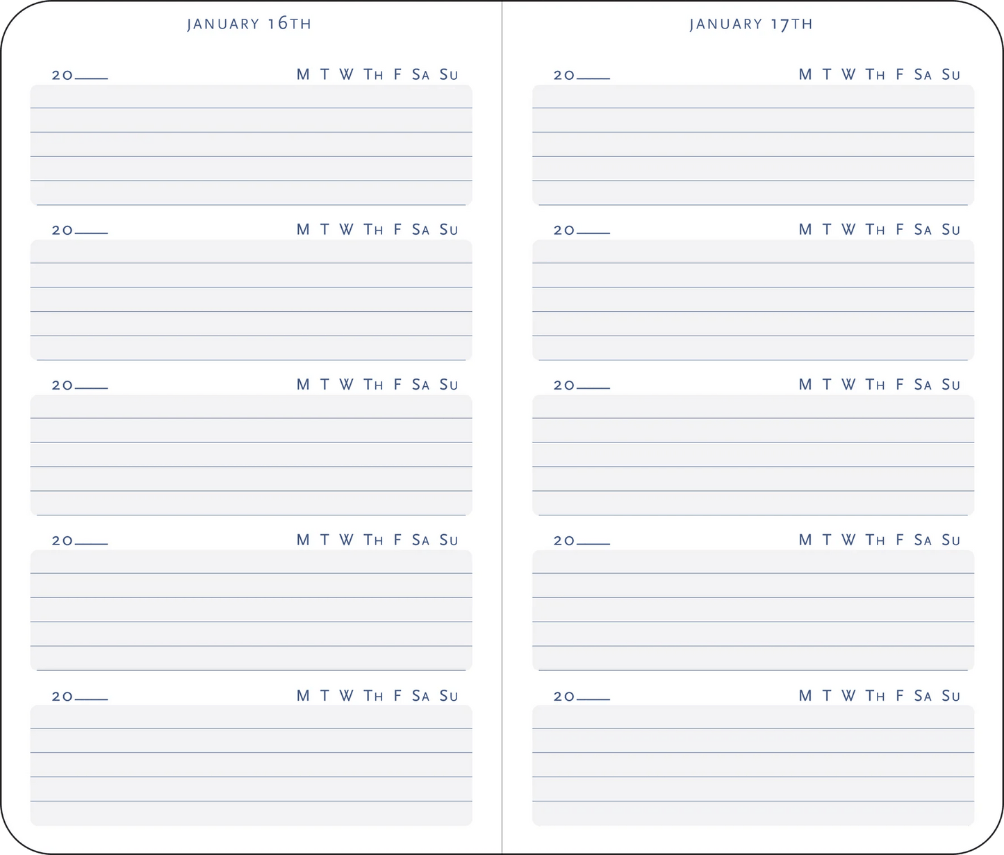 Notebook - A Five year journal - Gizmo Gifts