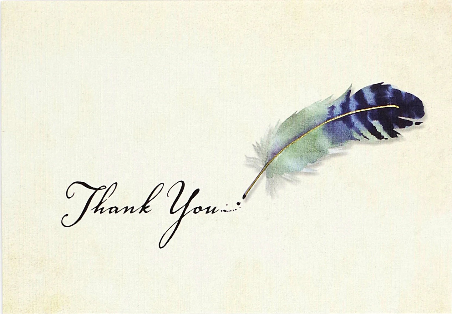 Notecards - Watercolour quill - Gizmo Gifts