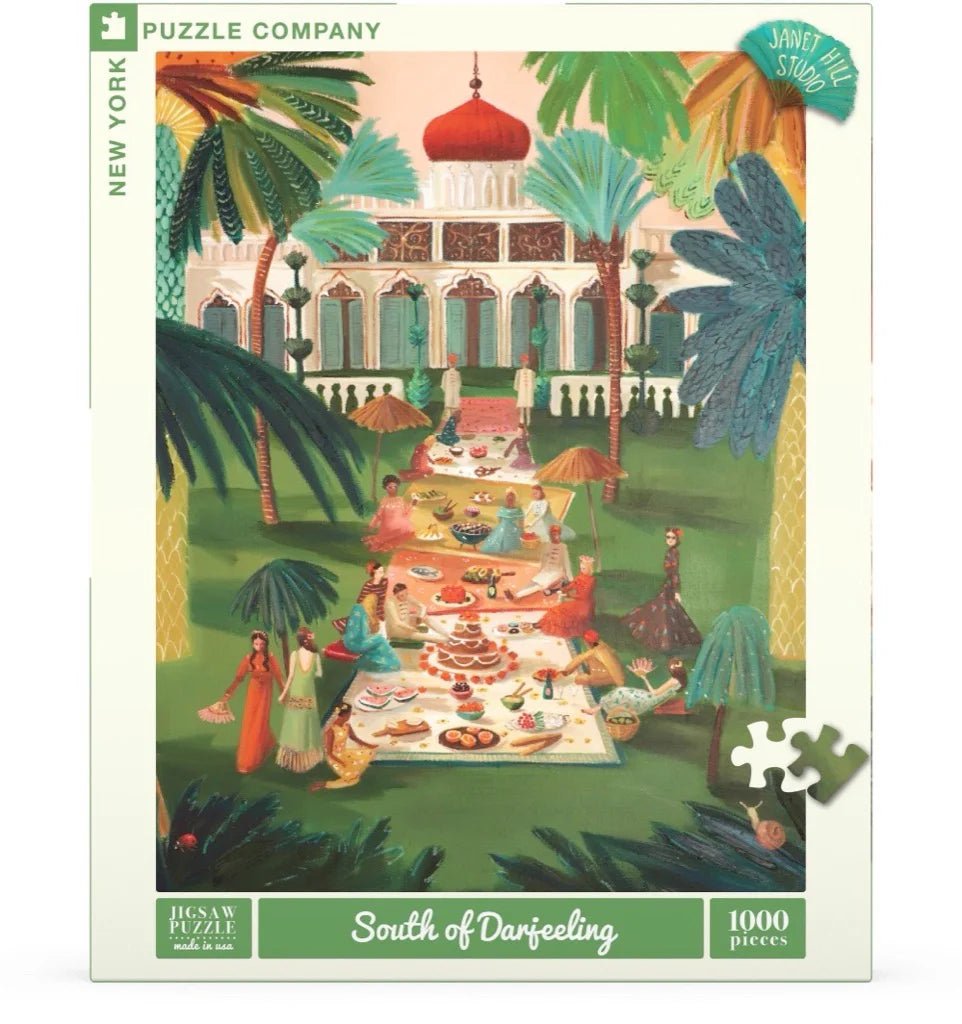 NYPC/ South of Darjeeling 1000 pieces jigsaw puzzles by Janet Hill - Gizmo Gifts