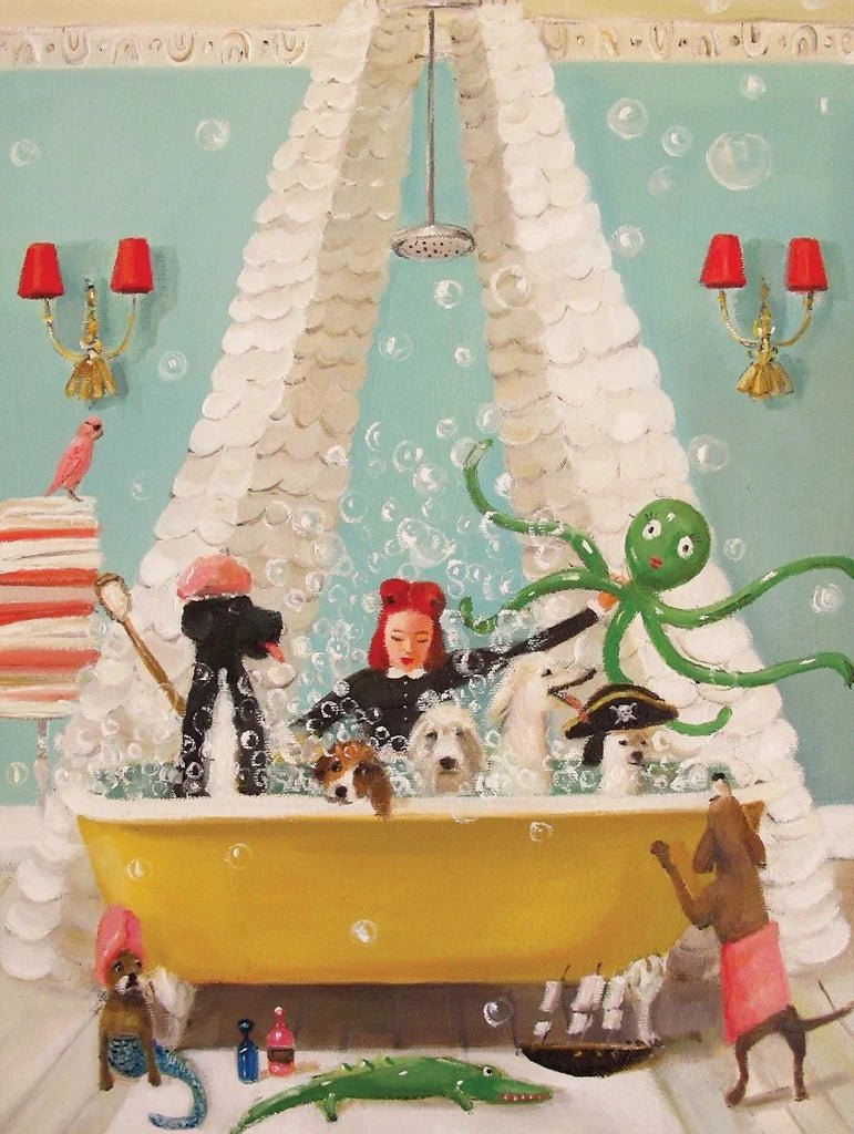 NYPC/Bubble bath 1000 jigsaw puzzle by Janet Hill - Gizmo Gifts