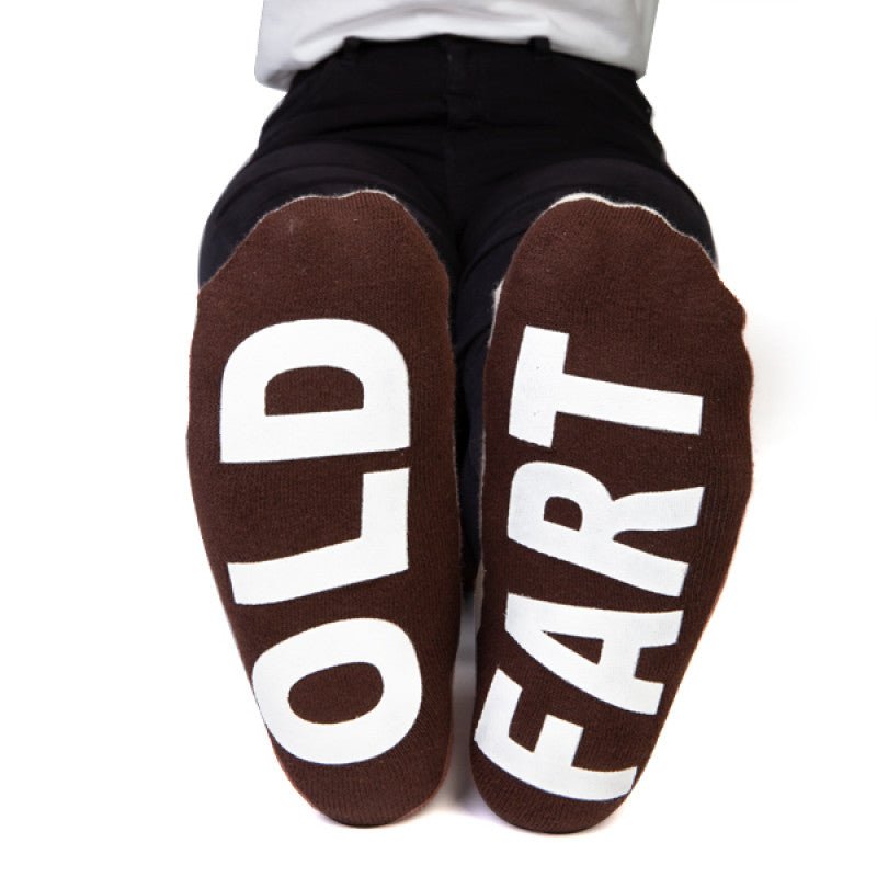 Old Fart Feet speak socks - Gizmo Gifts