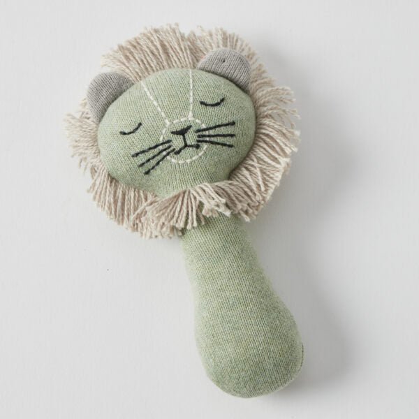 Ollie the Lion baby rattle - Gizmo Gifts
