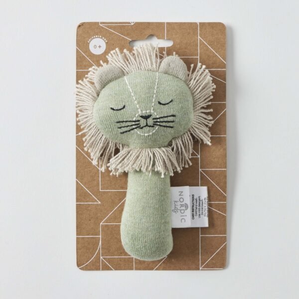Ollie the Lion baby rattle - Gizmo Gifts