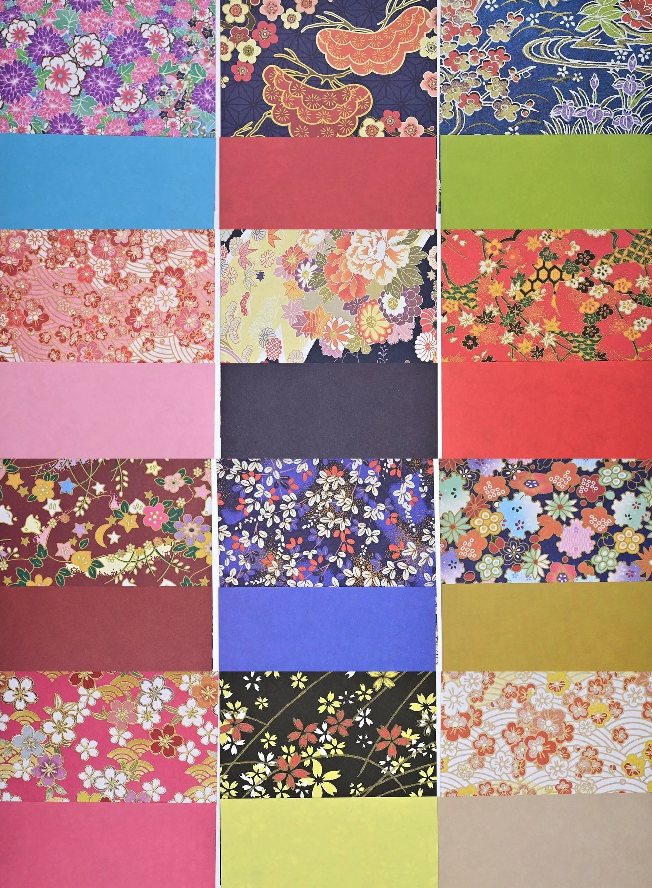 Origami Paper Washi patterns (500 Sheets) - Gizmo Gifts