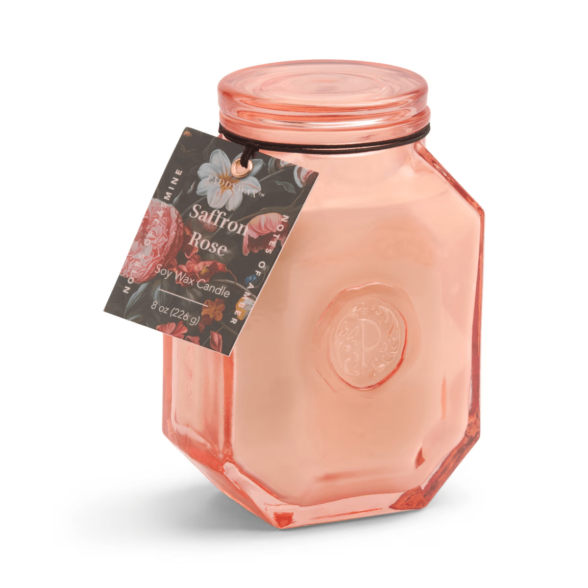 Paddywax Botanica candle - Saffron and Rose 8oz - Gizmo Gifts