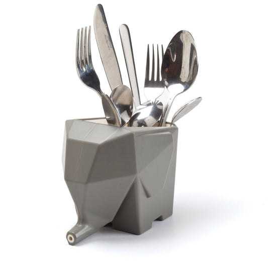 PELEG Jumbo grey cutlery drainer - Gizmo Gifts