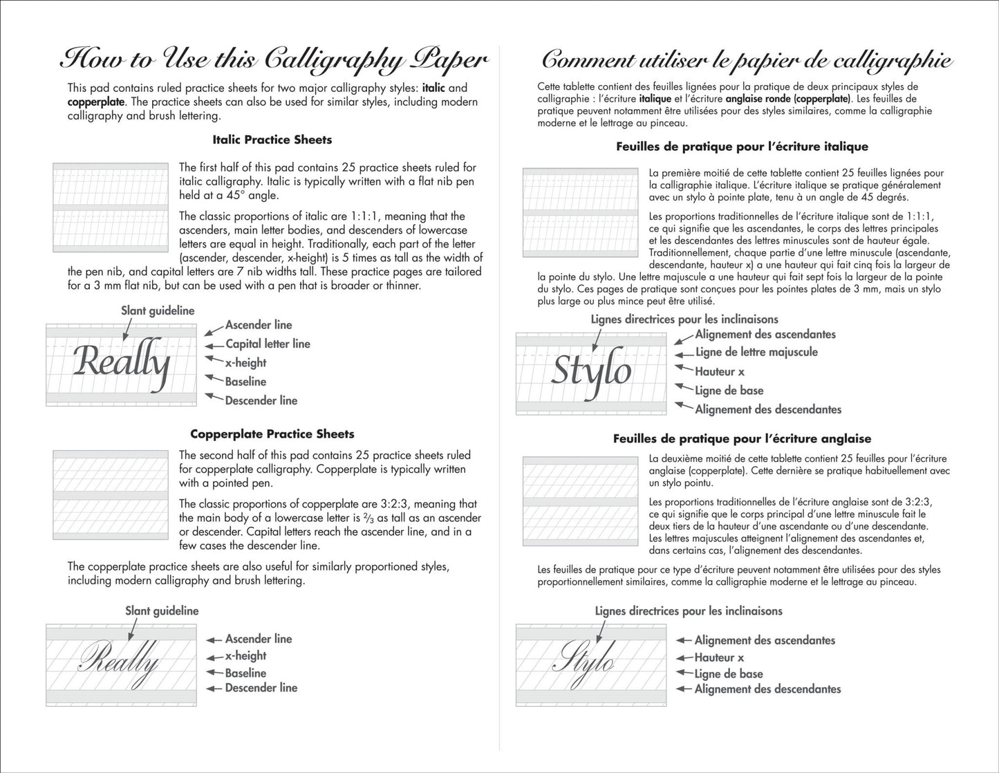 Peter Pauper Press Calligraphy Paper - Gizmo Gifts