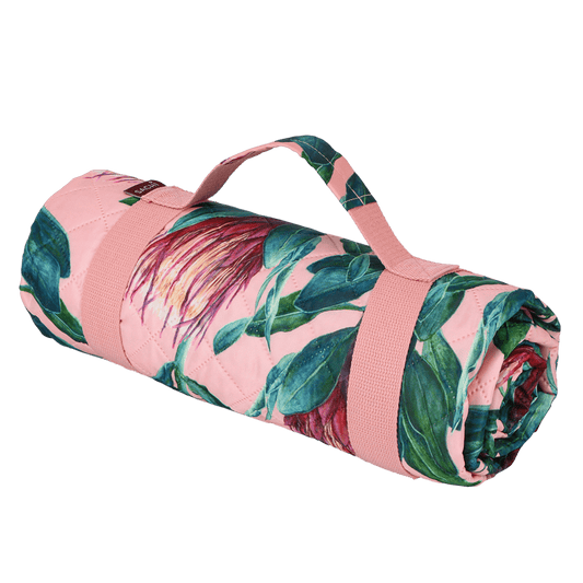 SACHI Picnic rug/Protea design - Gizmo Gifts