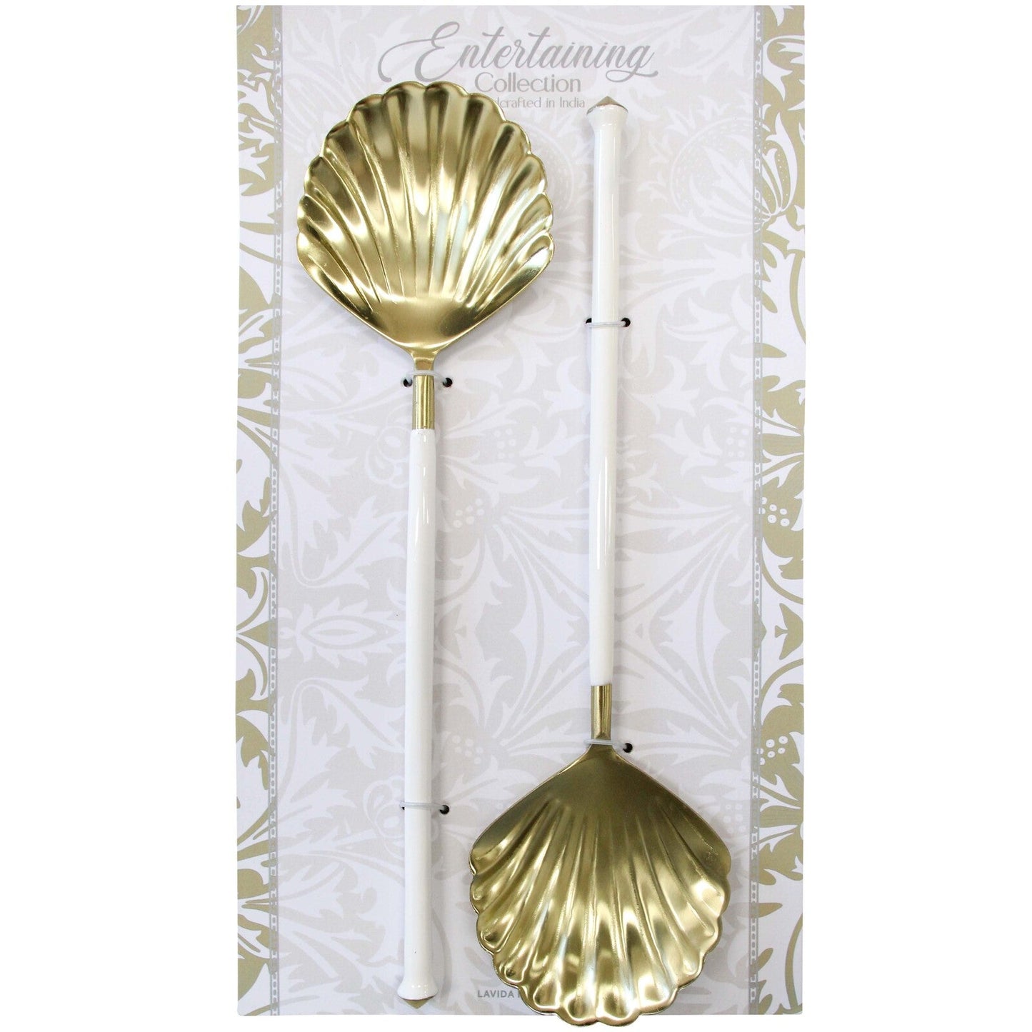 Salad servers - Clam shell - Gizmo Gifts