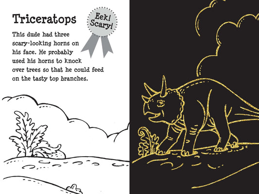 Scratch & Sketch activity book - Dino Dudes - Gizmo Gifts