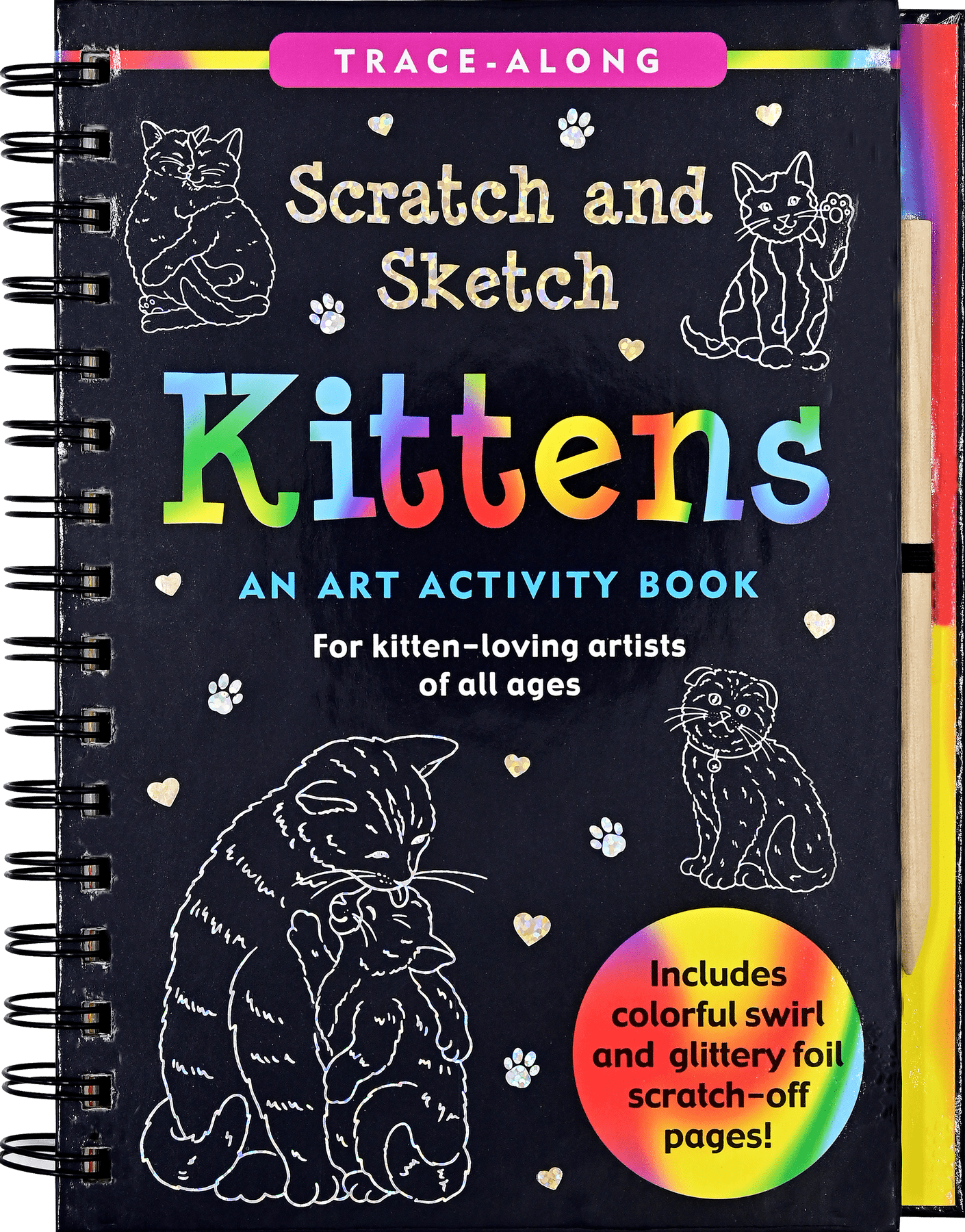 Scratch & Sketch activity book - Kittens - Gizmo Gifts