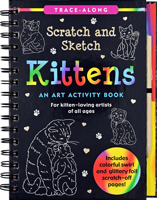 Scratch & Sketch activity book - Kittens - Gizmo Gifts