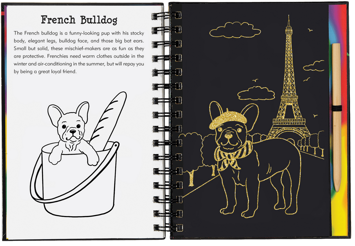 Scratch & Sketch activity book - Puppies - Gizmo Gifts