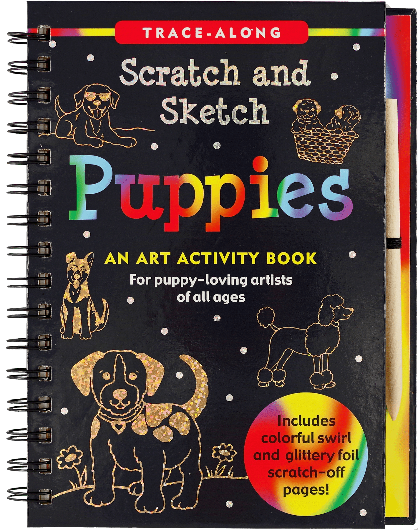 Scratch & Sketch activity book - Puppies - Gizmo Gifts